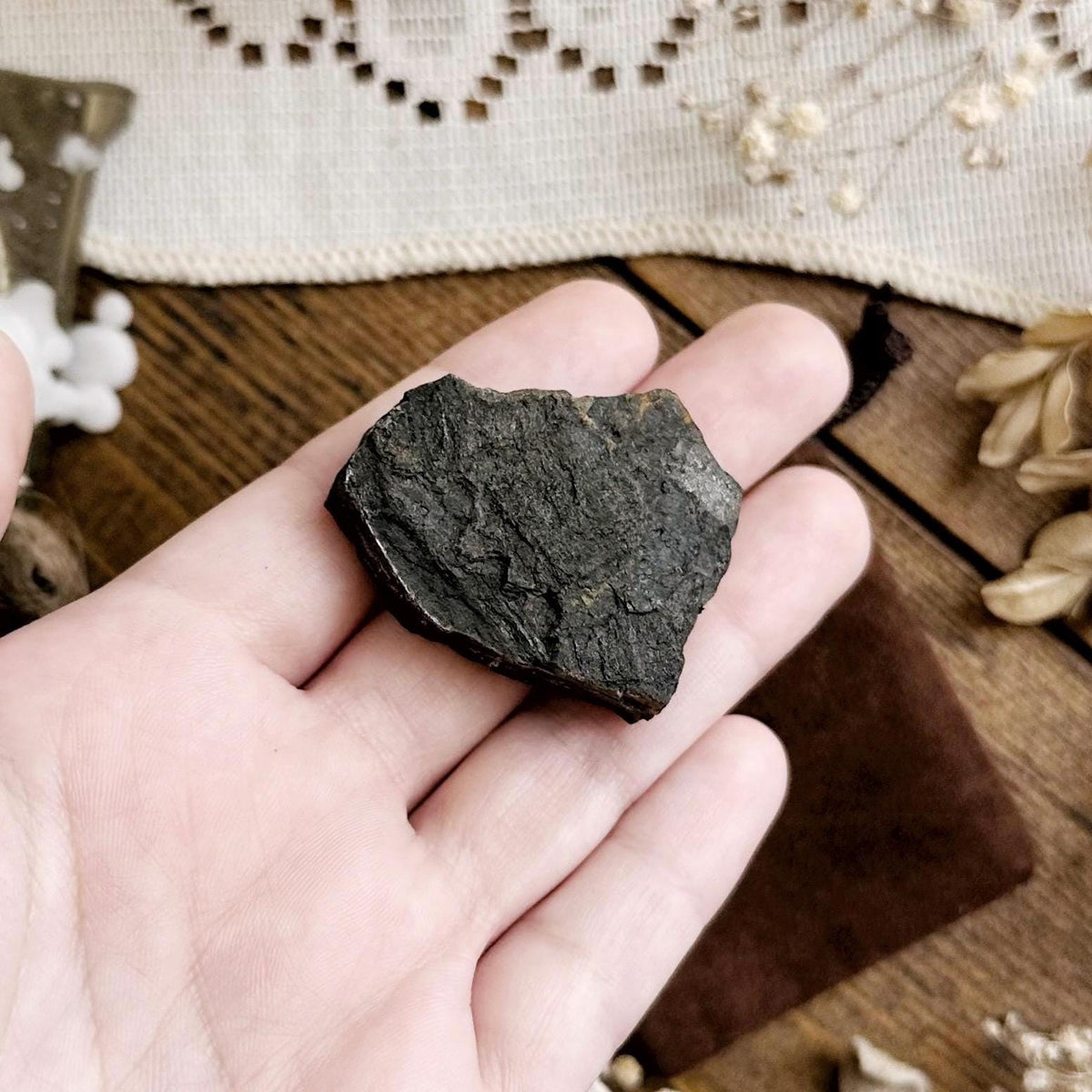 Lump of Coal in Velvet Pouch – No. 08