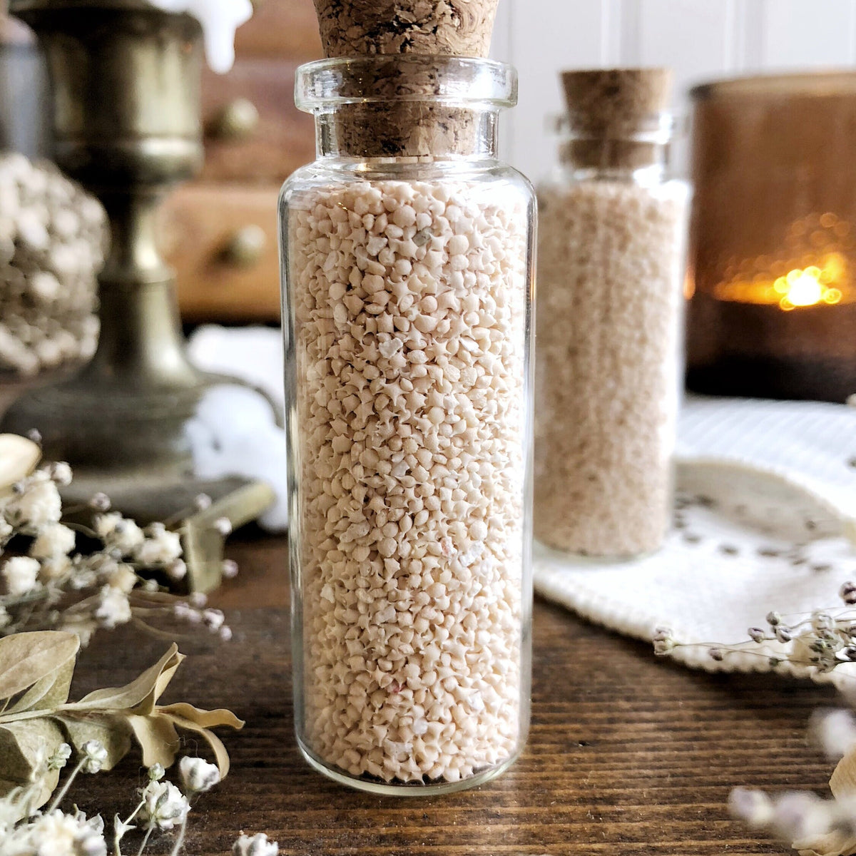 Real Natural Okinawa Star Sand in Glass Vial