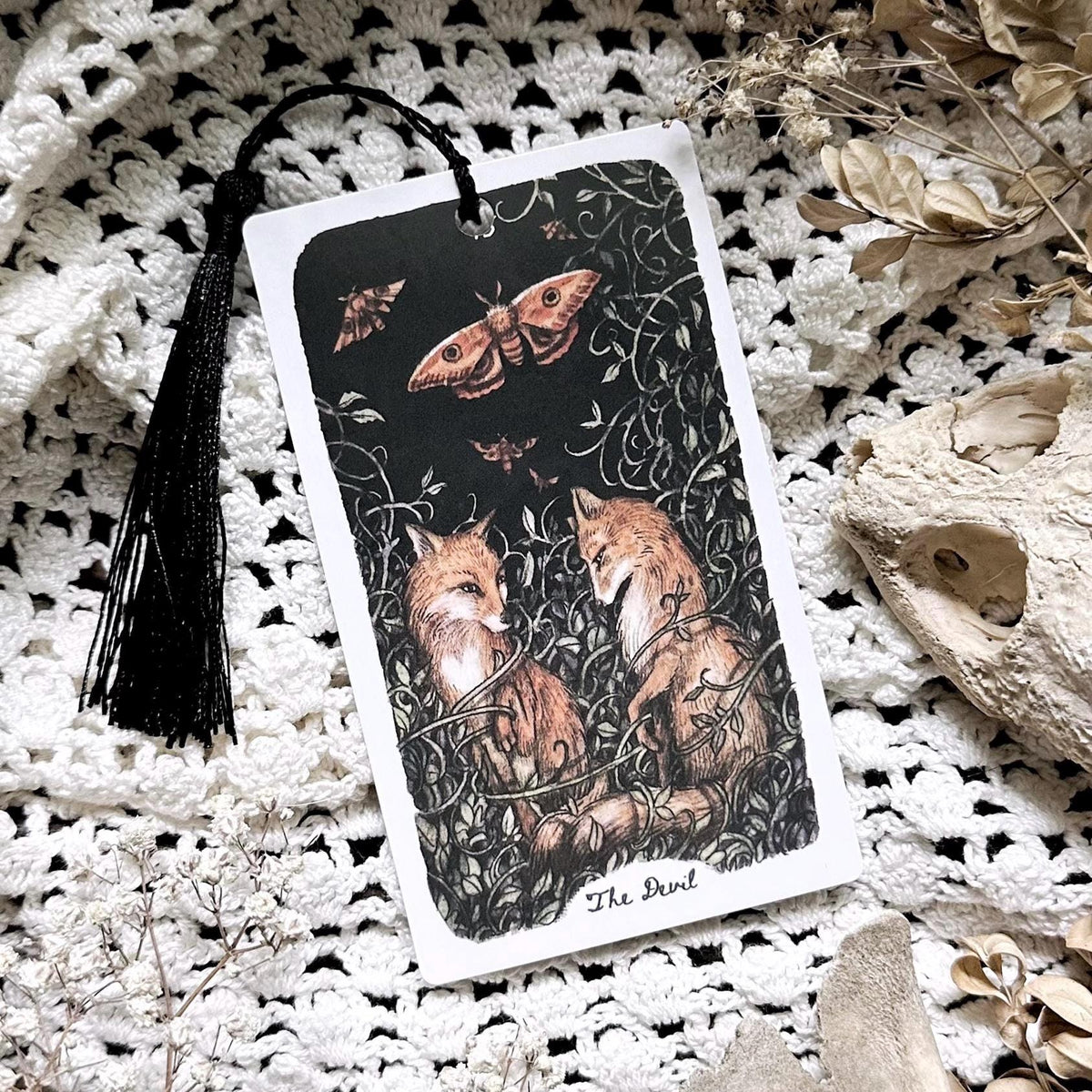 Woodland Fox Tarot Bookmark– The Devil