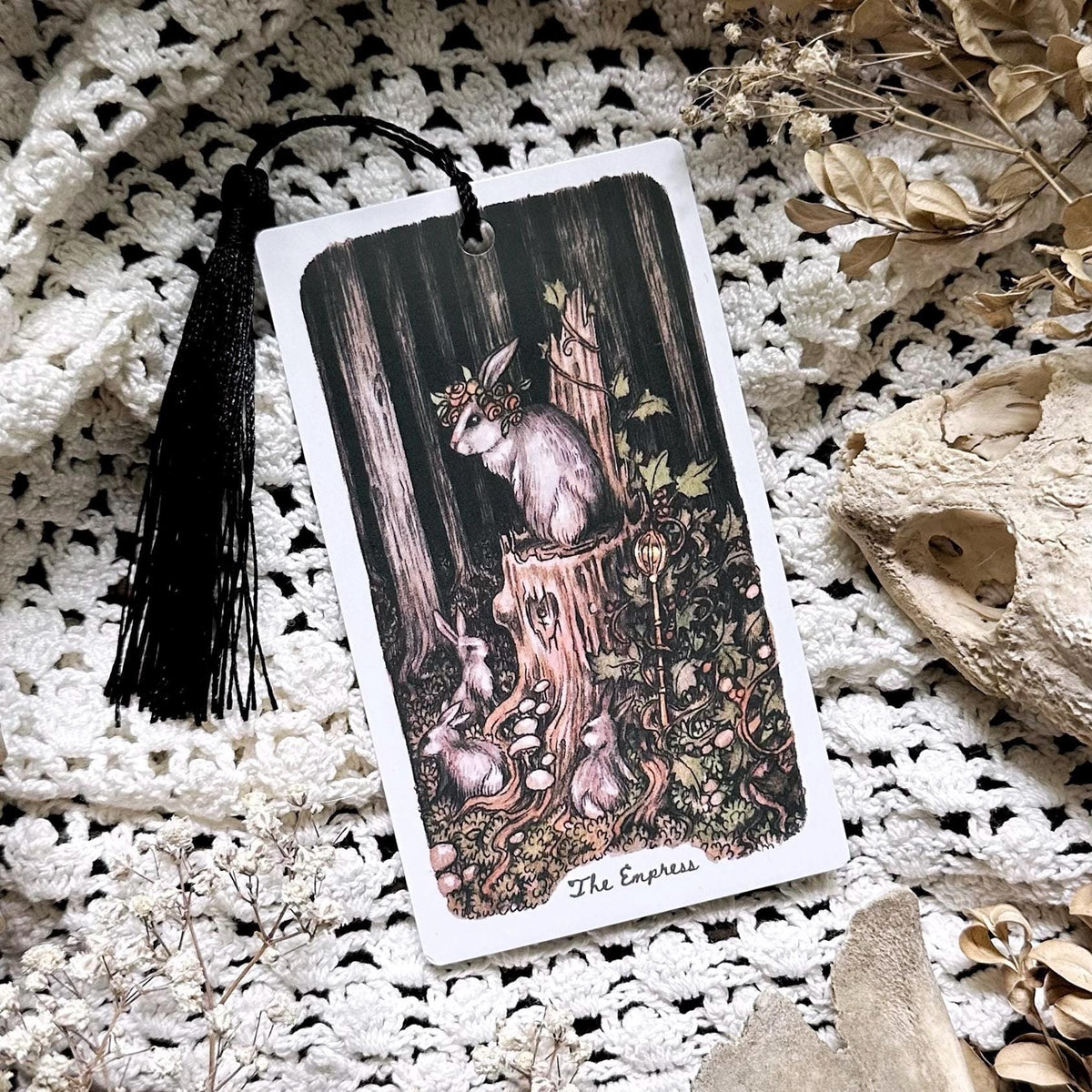 Woodland Rabbit Tarot Bookmark– The Empress
