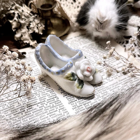 Vintage Bone China Shoes Figurine – No. 01