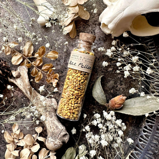 Bee Pollen in Granules Glass Vial