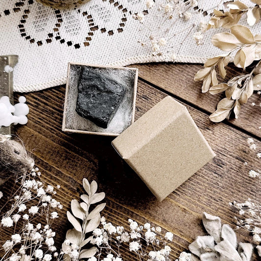 Lump of Coal in Petite Kraft Box – No. 06