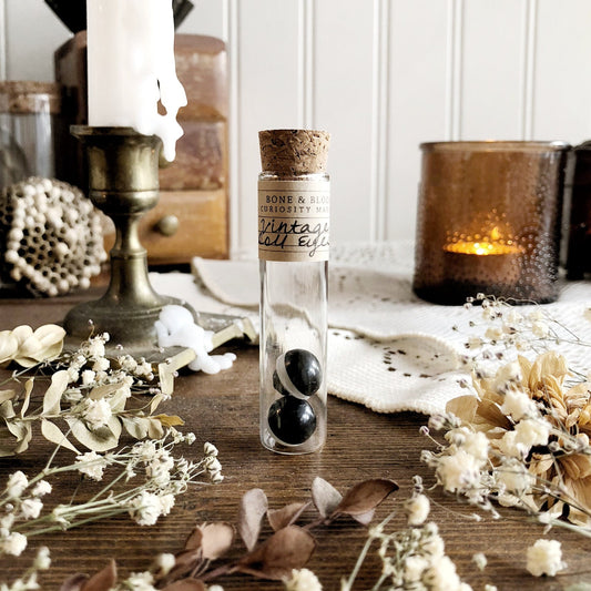 Vintage Doll Eyes in Glass Vial