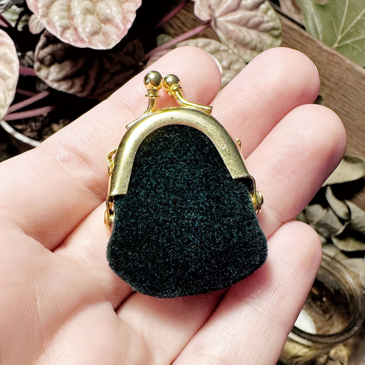 Real Human Tooth in Miniature Doll Purse – No. 03