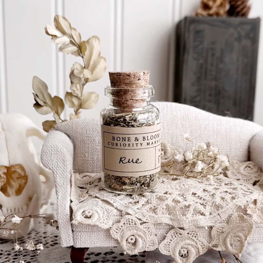 Dried Rue in Glass Vial – No. 87