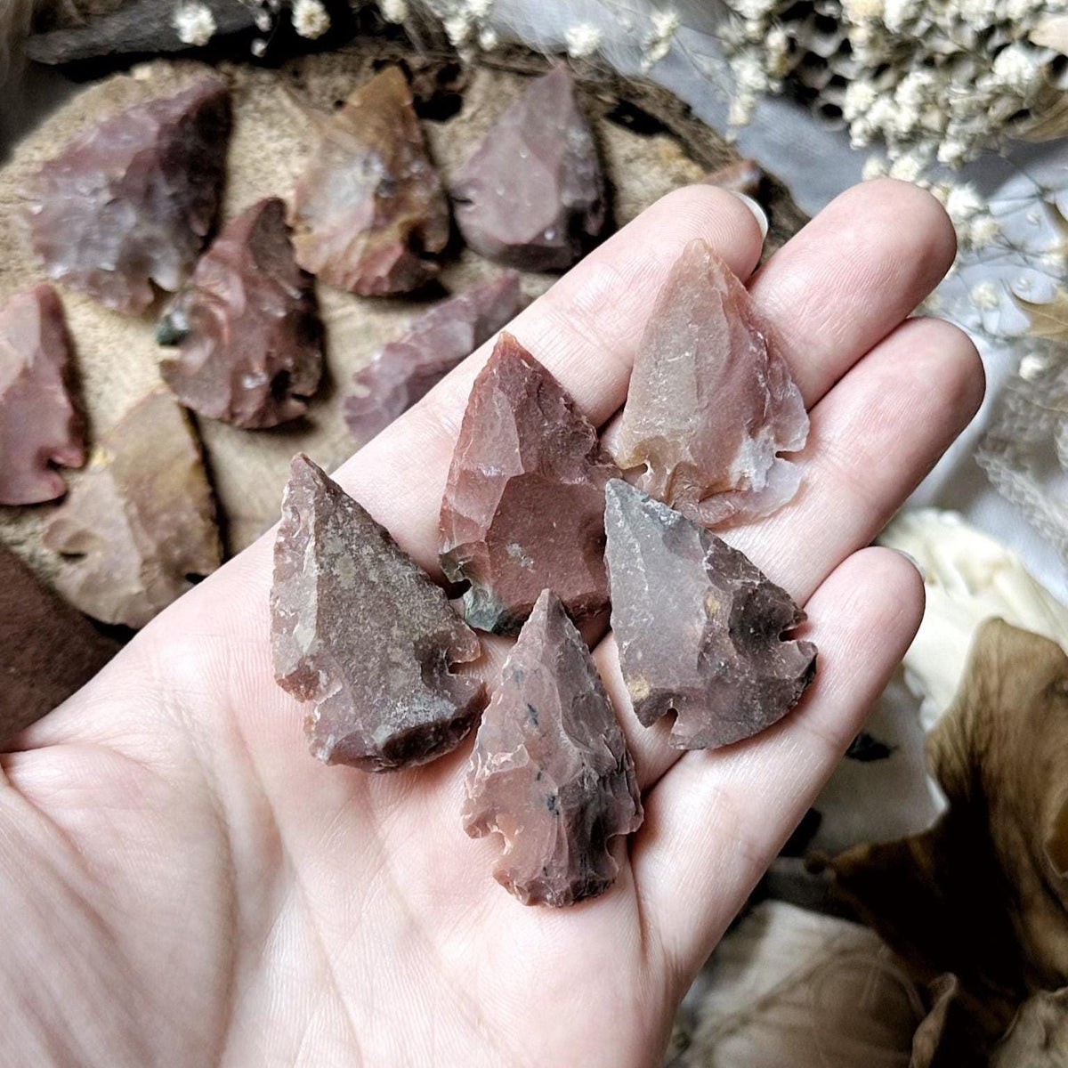One Hand Carved Agate Arrowhead – No. 02