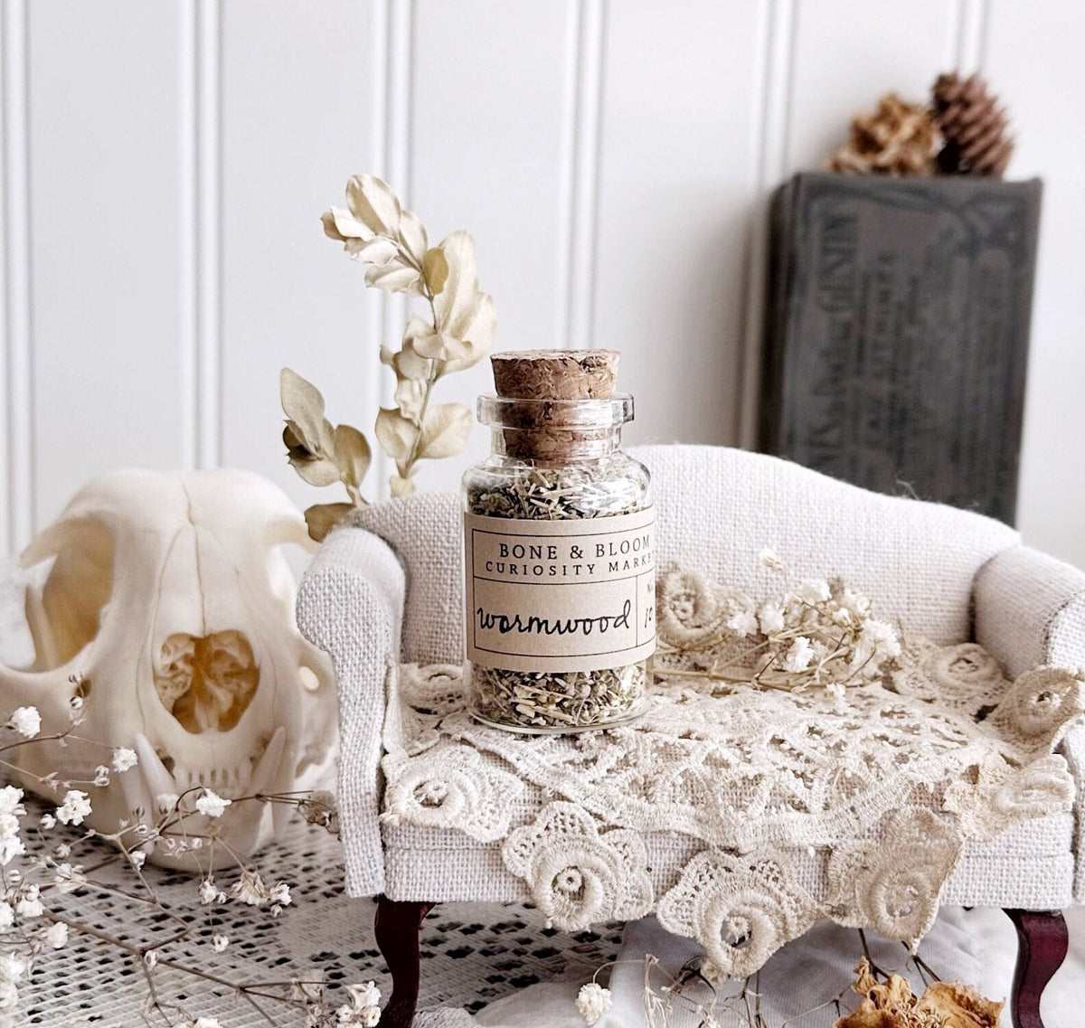 Dried Wormwood in Glass Vial – No. 10