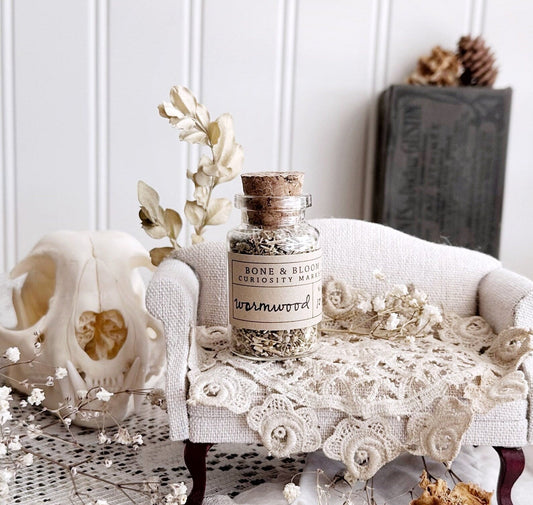 Dried Wormwood in Glass Vial – No. 10