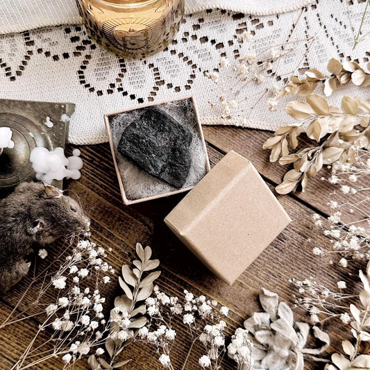 Lump of Coal in Petite Kraft Box – No. 01