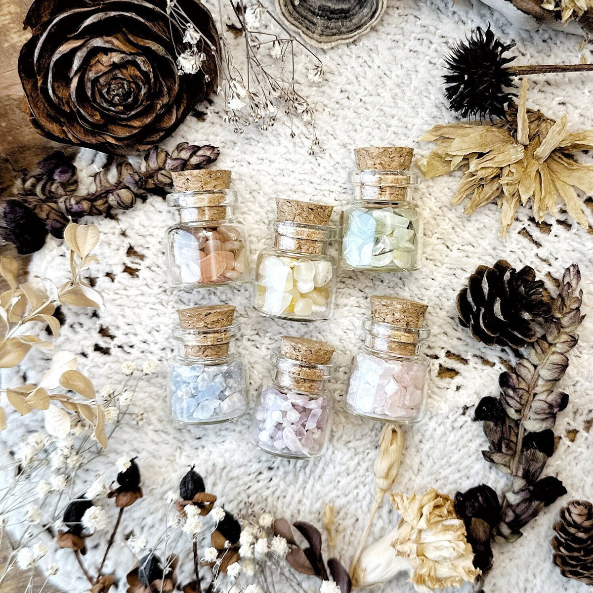 Pastels Collection Mini Crystal Vials – No. 02