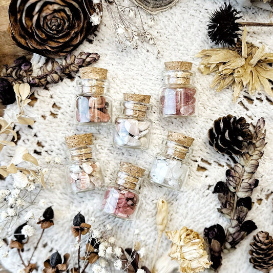 Pink Collection Mini Crystal Vials – No. 01