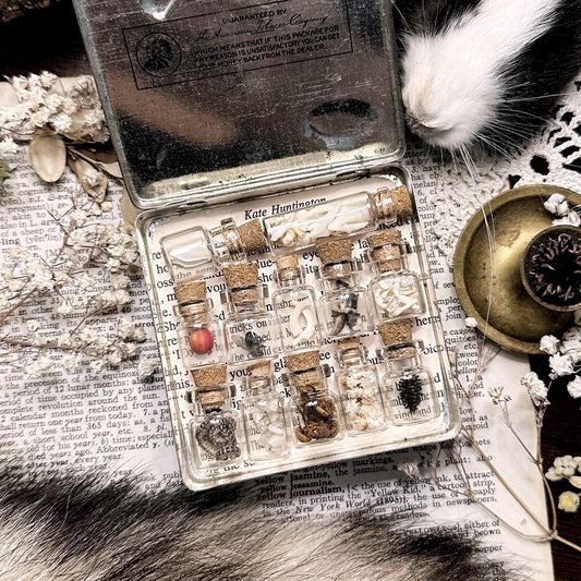 Tiny Oddities Collection in Vintage Chewing Tobacco Tin