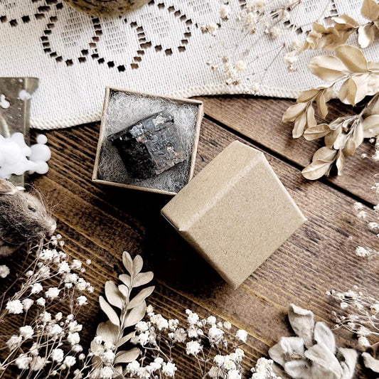 Lump of Coal in Petite Kraft Box – No. 07