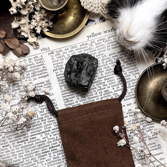 Lump of Coal in Velvet Pouch – No. 01