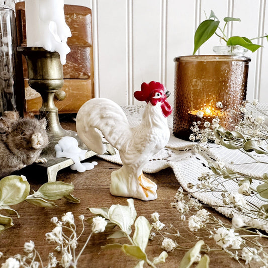 Vintage Rooster Bone China Figurine – No. 01