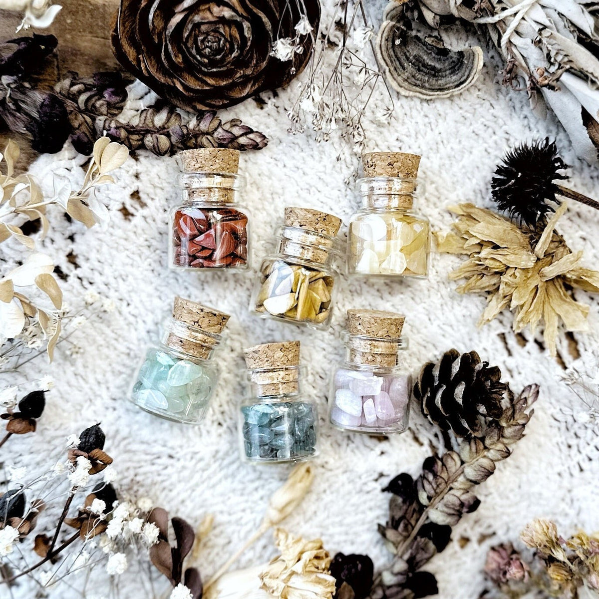 Rainbow Collection Mini Crystal Vials – No. 02