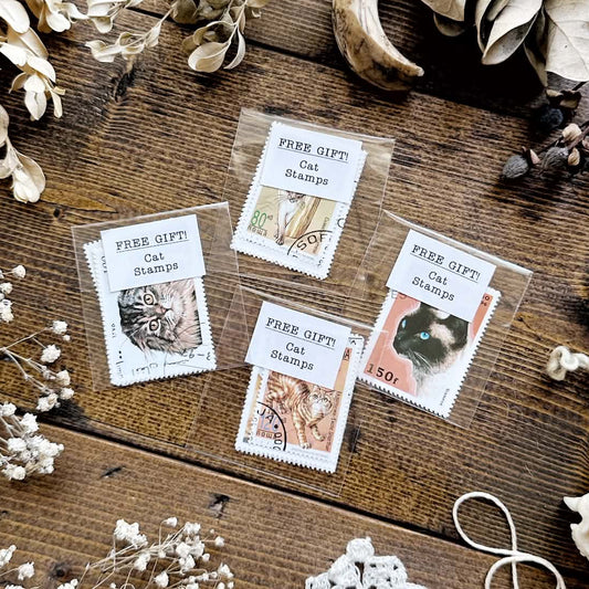 Free Gift – Vintage Cat Stamps