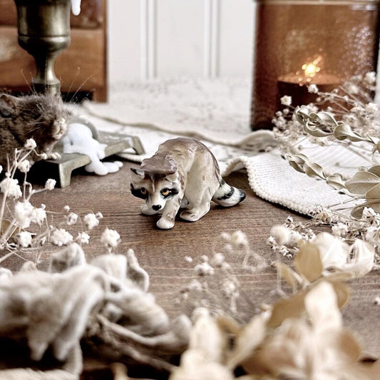 Vintage Raccoon Bone China Figurine – No. 06